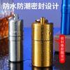 Estuche para cigarrillos de metal sellado a prueba de humedad, al por mayor, impermeable, paquete de 5, 10 y 20, con llavero, estuche para cigarrillos transfronterizo.