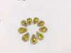 Venta Caliente Transfronteriza 8x13 Gota de Agua Doble Capa Flor Diamante Acrílico Diamante de Garra Cosido a Mano con Piedra Colorida Accesorios para el Cabello