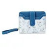 Estilo Romántico Nuevo Moda Nacional Floral Cartera para Mujer Gran Capacidad Cartera de Estudiante Portatarjetas Múltiples