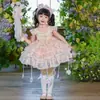 Vestido de Verão para Meninas 2026 Novo Estilo Moda Infantil Lolita Vestido de Verão para Bebê Menina Sem Mangas de Alça Vestido Princesa