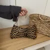 Bolso de mano grande de moda estilo occidental chic con estampado de leopardo, bolso de hombro, bolso cruzado, bolso de axila para mujer 2026
