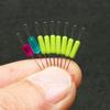 Frijol Espacial Silicona Granel Ajustado Verde Fluorescente Amarillo Azul Gris de Combate Azul Fuego Colorido 7+2 Equipo de Pesca Accesorios Pequeños Granel