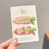 Pinzas laterales estilo dopamina con un toque de alta gama, pinzas delicadas con flecos para niñas, pasadores dulces, pinzas de cocodrilo a la moda