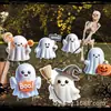 Placa Decorativa de Abóbora e Fantasma para Jardim Externo Placa de Halloween Novo Fofo Transfronteiriço Halloween