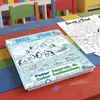 Póster para colorear de compra directa transfronteriza: Animales polares encuentran y descubren libro para colorear, libro de dibujo para niños, colorear divertido e iluminación