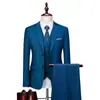 Conjunto de Terno Casual de Negócios Masculino 2025 Terno Vermelho de Três Peças Qt3002-533 Conjunto de Três Peças