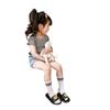Calcetines de verano para niños, de malla, huecos, medianos, para niños y niñas, con barras paralelas, a rayas, finos y transpirables.