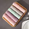 Paño Espeso de Terciopelo Coral Sin Pelusa Toalla para Lavar Platos Doble Cara Dos Tonos Cocina Limpieza del Hogar Paño para Lavar Platos Estropajo