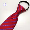 Corbata de Hombre Cremallera Novio Boda Roja 8cm Vestido Negocio Nudo Negro Libre Perezoso Fácil de Tirar Azul Corbata