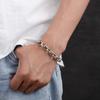 2023 novo clássico velho crack pulseira de impressão por personalidade estilo punk masculino dominador pulseira saída de fábrica