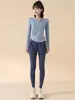 Traje deportivo para mujer, primavera y verano, manga larga, holgado, adelgazante, entrenamiento físico, carreras matutinas, Pilates, ropa avanzada para yoga