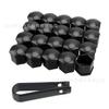 Tapa de rosca para neumático GM de 17 mm, 19 mm y 21 mm, cubierta protectora decorativa de plástico para tuercas de cubo de rueda