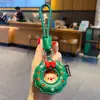 Chaveiro Pingente Árvore de Natal Criativo em Couro PU Pingente para Chaveiro de Casal Carro Bolsa Pequeno Presente de Natal