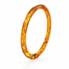 Suministro exclusivo transfronterizo de pulseras redondas de resina de moda, tendencia y nicho, venta al por mayor de joyería vintage redonda de resina degradada