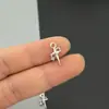 Moda Creativa con Colgante de Estrella Cruz Diamante Aleación Hueco Accesorios para Joyería DIY Accesorios