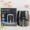 8L Airfryer de Grande Capacidade Inteligente Visual Multi-Função Forno com Tela de Toque Air Fryer Fritadeira Elétrica Máquina de Batata Frita