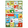 Pegatinas navideñas populares transfronterizas para decoración, pegatinas creativas de Papá Noel, pegatinas autoadhesivas culturales y creativas para agenda