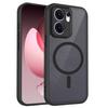 Adecuado para Oppo Reno16 Pro 16F Funda Magnética para Teléfono con Sensación de Piel Reno15 14 15F Funda Magnética Negra Transparente