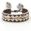 Pulsera nueva tejida a mano Correa de muñeca simple europea y americana Estilo bohemio Cinta de pareja en blanco Cuerda de mano DIY