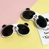2022 TikTok Explosiones Panda Dibujo Animado Gafas Hombres y Mujeres Niños Gafas de Sol Polarizadas Lindas Sol Silicona Gafas Venta al por Mayor