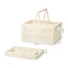 Cesta de Compras Plegable, Cesta de Picnic, Cesta de Almacenamiento Plegable, Artículos Esenciales para Acampar al Aire Libre, Cesta de Compras Portátil para Supermercado