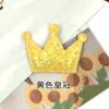 Creative Crown Cloud Cake Decoração Cartão de cozimento Shining White Cloud Crianças Hairpin Acessórios Crown Headdress Material