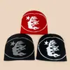 Gorro de Punto Personalizado Jacquard Cara de Estrella Estilo Europeo y Americano para Hombres y Mujeres, Cálido Moda Hip-Hop Street Skateboard, Gorro al por Mayor