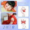 Día del Niño Mariposa de Colores Tatuaje Impermeable para Mujer Duradero Lindo Clavícula Brazo Decorativo Pegatina de Simulación