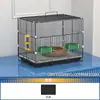 Jaula Plegable para Conejos de Interior para Uso en Casa, Fácil de Limpiar, Portátil para Uso en Exteriores, Adecuada para Conejos Jóvenes, Adecuada para Conejos de Orejas Caídas, Jaula Reforzada para Mascotas Pequeñas