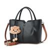Lindo Bolso Cubo Portátil de Oso 2024 Nuevo Estilo Coreano Bolso de Hombro para Mujer Nicho de Alta Gama Bolso Cruzado