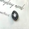 Pendientes serie tinta negra de aleación de titanio F-136, rosca interna de titanio G23, anillos de labio de circonita cúbica, joyería para piercing