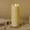 Vela Eletrônica LED com Chama Simulada Piscante para Casamento, Café, Decoração de Clubes, Artesanato, Vela de Plástico