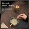 Terno tradicional japonês Matcha Batedor de ovos Matcha Colher Matcha Tigela Matcha Baiben Li Terno de cerimônia Matcha feito à mão
