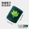 Muñequera de Toalla Pura Absorbente de Sudor para Deportes, Fútbol, Fitness, Running, Baloncesto, Muñequera Deportiva Transpirable con Bordado