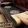 Cojín de Sofá Bordado en Cuero Estilo Chino, Esponja Espesa de Alta Densidad, Antideslizante, Adecuado para Todas las Estaciones, Cojín de Asiento de Palosanto de Gama Alta al por Mayor
