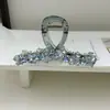 Pinza para el Cabello de Cristal de Alta Gama para Mujer, Nuevo Estilo para Recogidos en la Parte Trasera de la Cabeza, Pinza para el Cabello Elegante y con Estilo al por Mayor