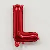 Globos de Papel de Aluminio con Letras y Números Rojos de 16 pulgadas Decoración para Primer Cumpleaños Boda Globos de Papel de Aluminio Venta al por Mayor