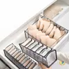 Caja de Almacenamiento para Ropa Interior, Calcetines y Ropa Interior Tres en Uno Organizador de Cajones para el Hogar, Caja Divisoria para Ropa y Pantalones de Armario