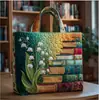 Bolso de Mano Cruzado 3D Nuevo Producto Temu Amazon Moda Femenina de Moda Bolso de Hombro Lona 300g