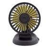 Ventilador Dobrável para Carro F409, Cabeça Rotativa e Giratória 5V12V24V Ventilador Pequeno Criativo para Interior de Carro