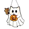 Decoración colgante de acrílico de fantasma de Halloween bestseller transfronterizo, decoración de ventana de fantasma de dibujos animados, manualidades decorativas para colgar en la pared del hogar
