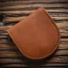 Porta-moedas Mini Vintage Feito à Mão em Couro Genuíno Masculino Camada Superior Couro Bovino Bolsa de Armazenamento para Moedas Pequena Bolsa Feminina Carteira da Moda