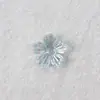 Pétalos de Flor Acrílicos con Agujero Central, Flor de Cinco Pétalos, Brillantes Color Ab Chapado, Horquilla, Pendiente, Colgante y Joyería Hechos a Mano Vintage para DIY