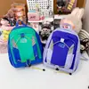 Mochila para Mulheres, Combinação de Cores Dopamina, Mochila Pequena de Aparência Sofisticada, Mochila Escolar para Estudantes, Leve e Redutora de Carga para Viagem ao Ar Livre e Lazer
