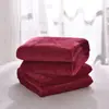 Manta Fina de Franela con Pelo Manta de Coralina Individual Doble Franela Color Sólido Sábana Cálida Dormitorio Estudiantil