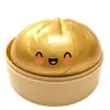 Brinquedo Squishy Pão Dowmoo, Formato Realista de Pão, Fofo e Divertido, Alivia o Estresse, Macio, Não Gruda, um Ótimo Item para Aliviar o Tédio