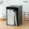 Estante Simple para Libros Caja de Almacenamiento de Plástico Debajo del Escritorio del Estudiante Caja de Almacenamiento de Gran Capacidad Caja de Almacenamiento para Clasificación