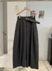 Pantalones de Globo de Color Sólido KEKEZOON para Mujer Otoño 2026 Nuevo de Cintura Alta Holgados Largos con Cinturón 8620
