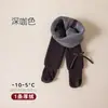 Leggings grossos de inverno forrados com fleece para bebês meninas com laço, Meia-calça térmica canelada de algodão para crianças