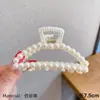 2025 Estilo Coreano Presilha Tubarão Grande Simples High-End Grampo de Cabelo Presilha de Cabelo Feminina Celebridade da Internet Acessórios de Cabelo Atacado